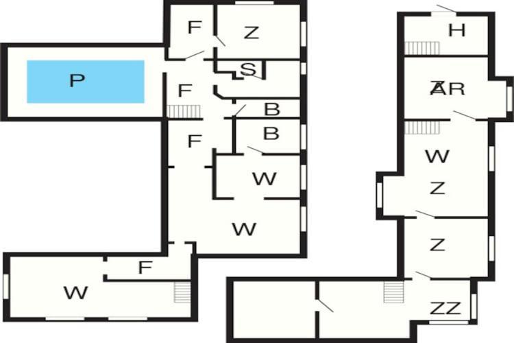 15 Person Holiday Home In Hundslund 外观 照片